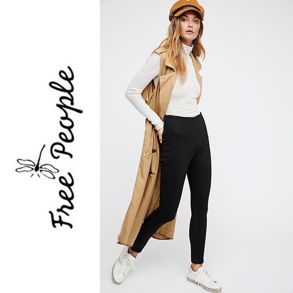 Free People Denim - FREE PEOPLE | Ultra-High Pull-On Skinny Jeans